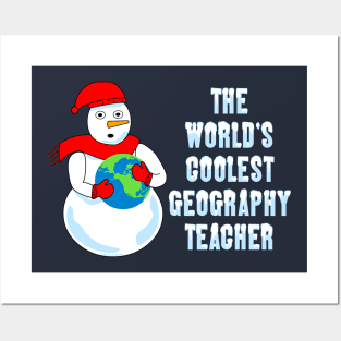 World's Coolest Geography Teacher Posters and Art